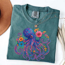 Octopus Floral T-Shirt