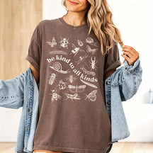 Comfort Colors Be Kind to All Kinds Insect Bug Butterfly T-Shirt