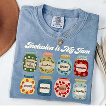 Inclusion Is My Jam Neurodiversity Teacher T-Shirt