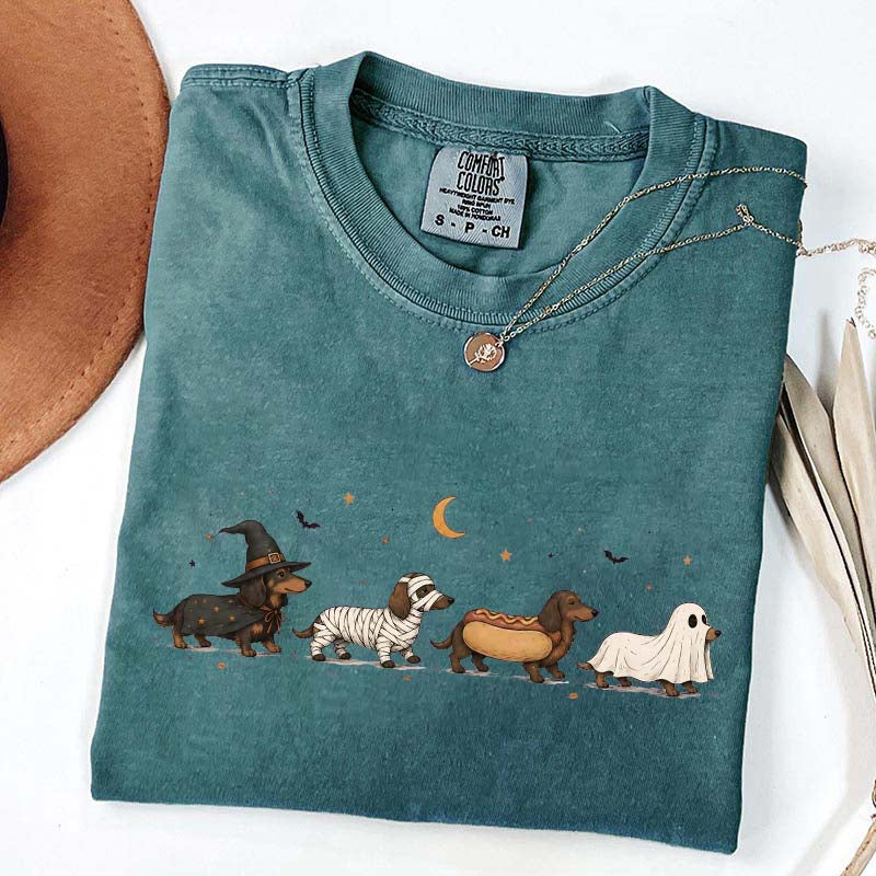 Halloween Dachshund Costumes T-Shirt