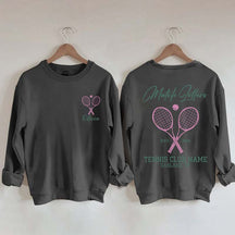Personalized Tennis Club Coach Sweatshirt