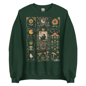 Dark Cottagecore Frog Sweatshirt