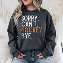 Busy Funny Ice Hockey Coach Sweatshirt