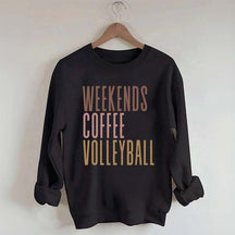 Weekend Coffee Volleyball Sweatshirt