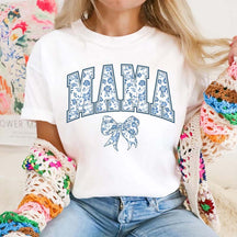 Cute Mama Blue Ribbon T-Shirt