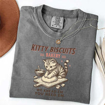 Cat Biscuit Maker We Knead Em You Need Em T-Shirt