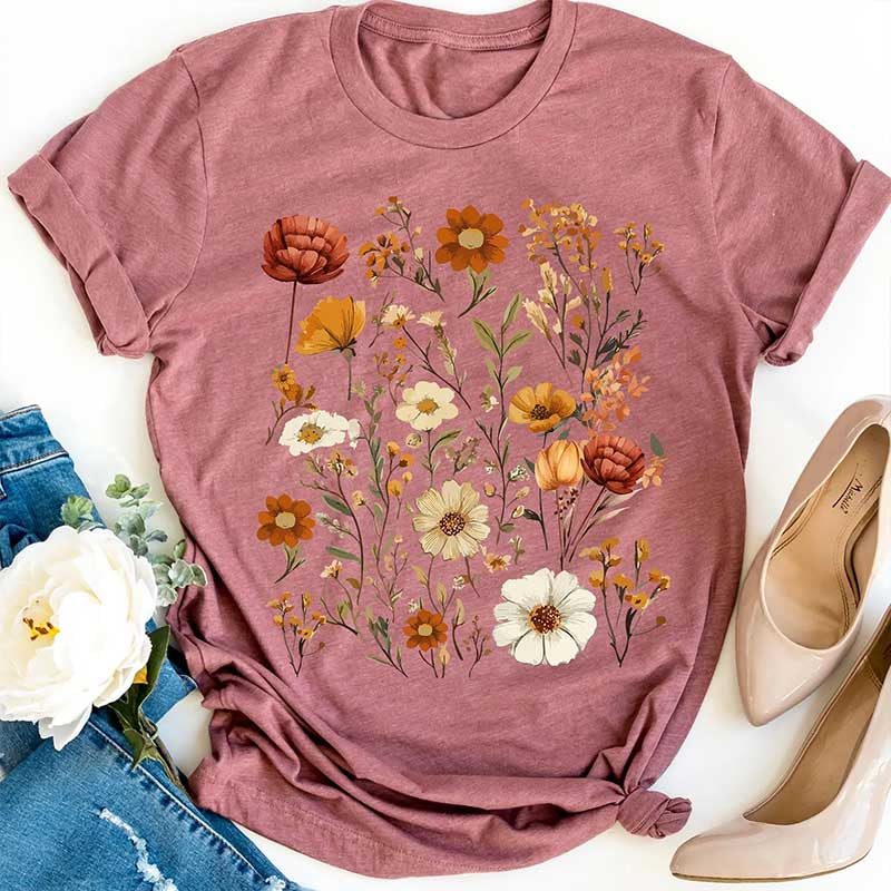 Vintage Cottagecore Nature Botanical T-Shirt