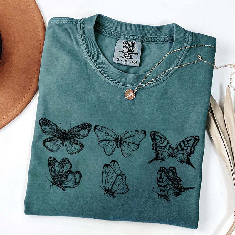 Dark Cottagecore Butterfly T-Shirt