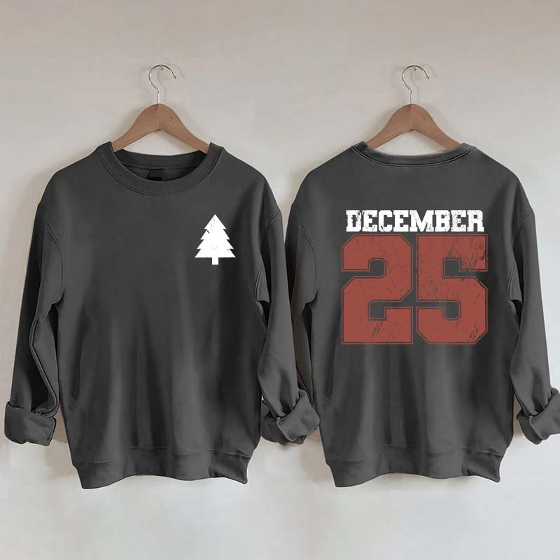 Distressed December 25 Sweatshirt