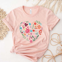 Flower Heart Love T-Shirt