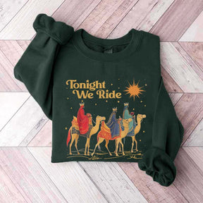 Retro Tonight We Ride Faith Sweatshirt