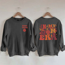 Personalized In My Volleyball Mom Era Sweatshirt