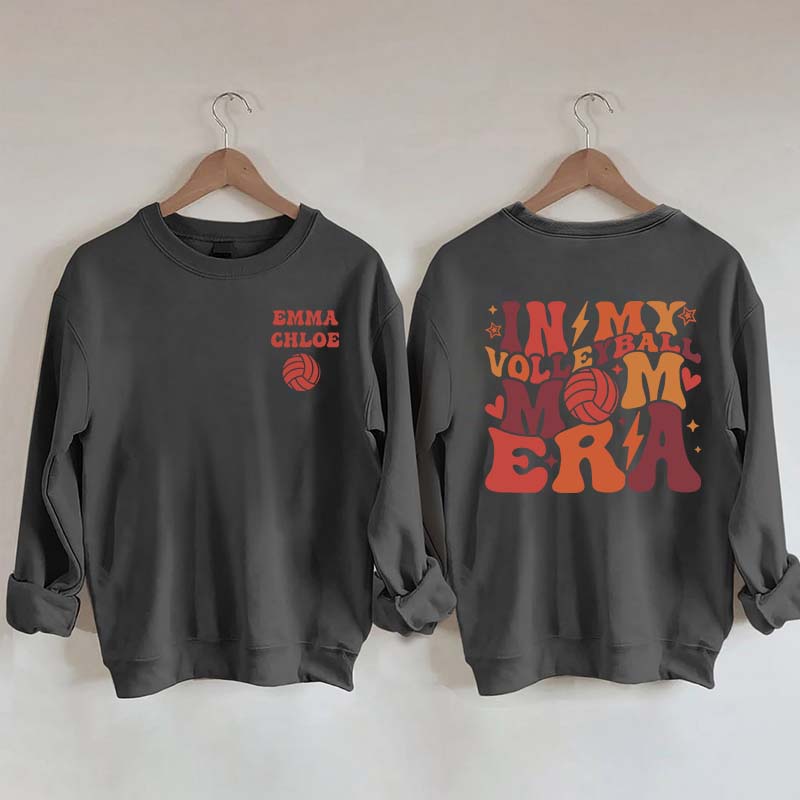 Personalized In My Volleyball Mom Era Sweatshirt