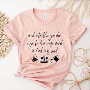 And Into The Garden I Go Botanical T-Shirt