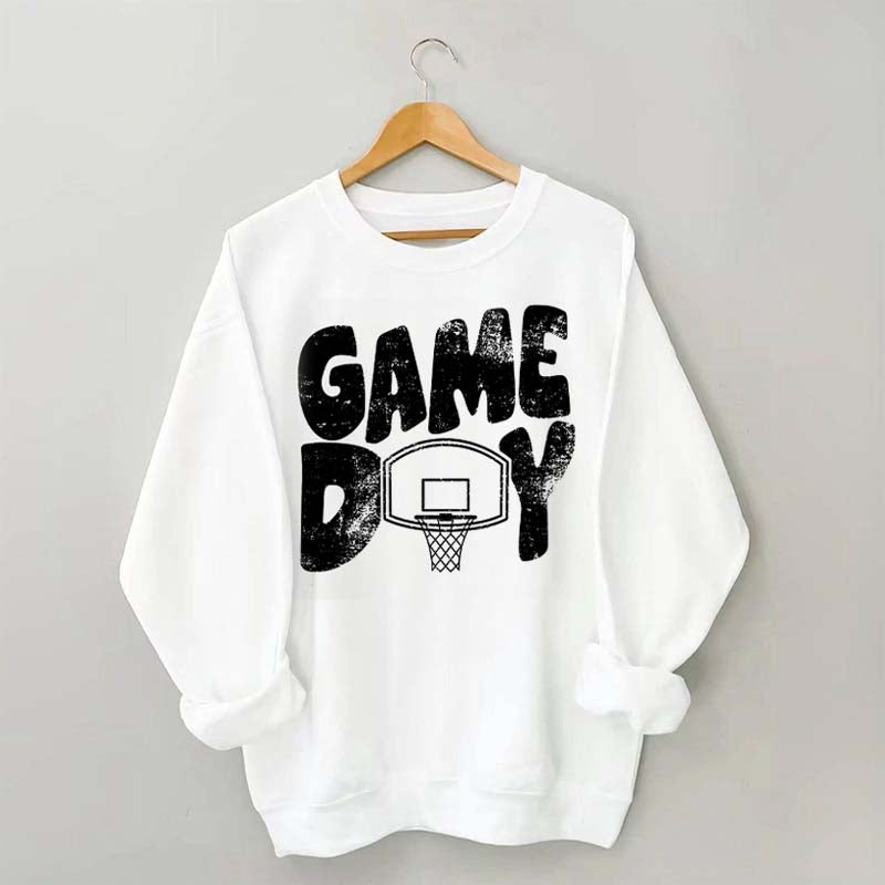 Game Day Basketball School Spirit Sweatshirt