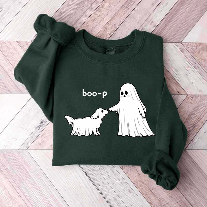 Spooky Season Boo-P Halloween Crewneck Sweatshirt