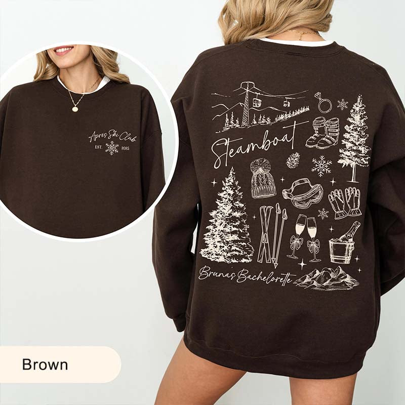 Winter Bachelorette Party Sweatshirt