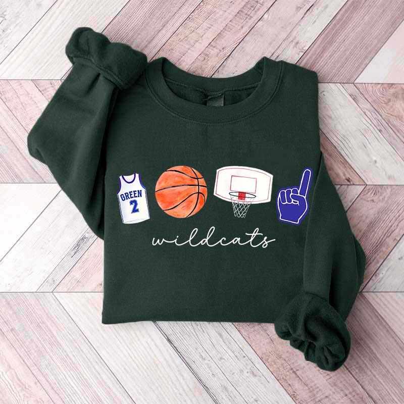 Customizable Basketball Season Sweatshirt