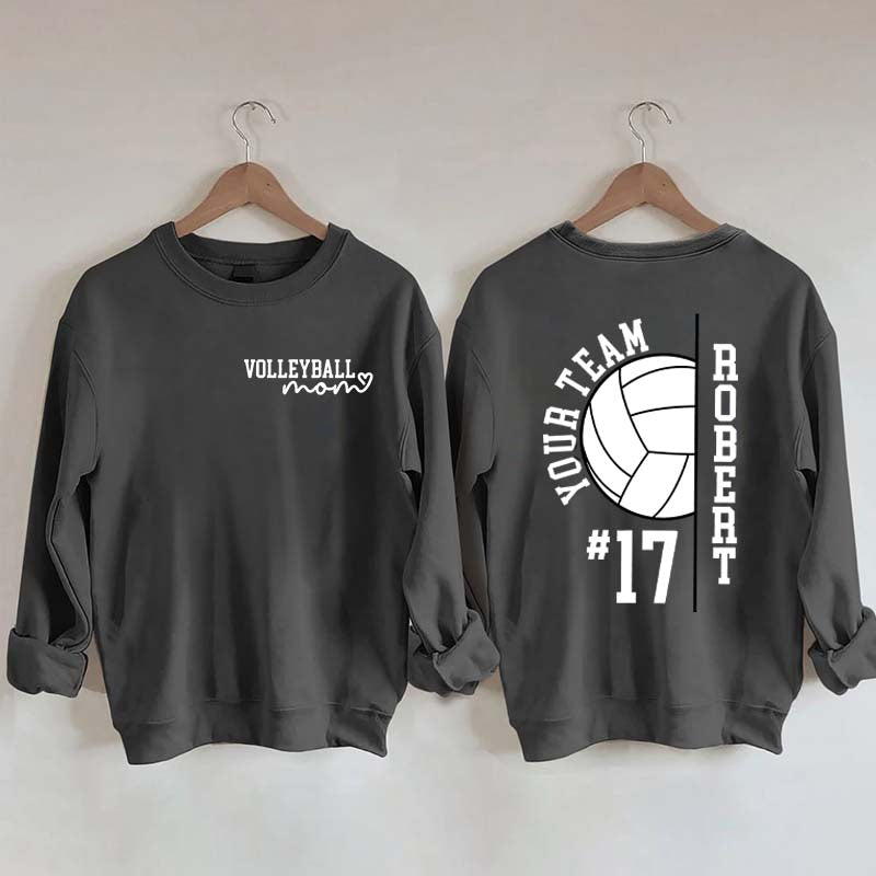 Personalized Team Spirit Volleyball Sweatshirt