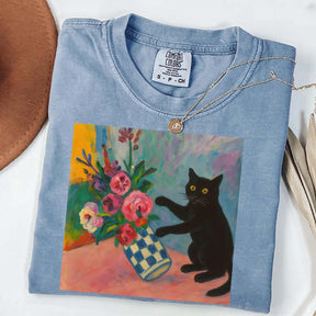 Comfort Colors Cat Artist T-Shirt