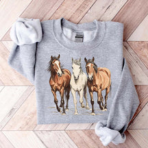 Cute Western Horses Sweatshirt