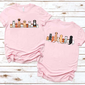 Vintage Retro Dog Breeds Funny T-Shirt