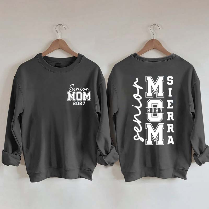 Custom Graduation Senior Mom 2027 Sweatshirt