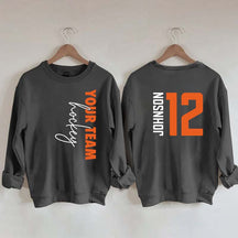 Custom Hockey  Name and Number Sweatshirt