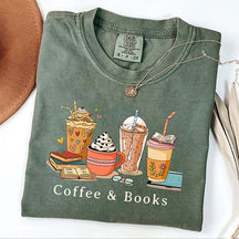 Coffee & Books T-Shirt
