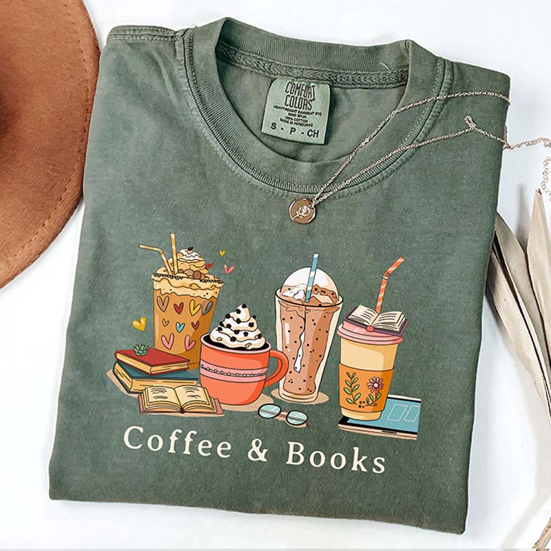 Coffee & Books T-Shirt