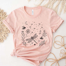 Bella Canvas Dragonfly Nature Retro T-Shirt