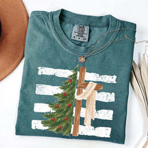 Christmas Tree Cross Faith T-Shirt