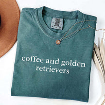 Coffee and Golden Retrievers T-Shirt