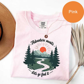 Adventure Awaits Camping Wanderlust T-Shirt