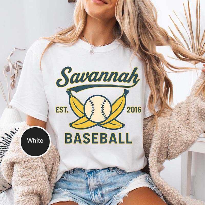 Retro Savannah Baseball T-Shirt