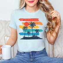Retro Summer Vintage Style Sunset T-Shirt