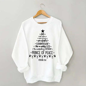 Christmas Religious Tree Sweatshirt