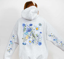 Boho Cottagecore Floral Botanical Nature Hoodie