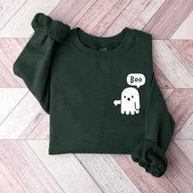 Boo Ghost Halloween Sweatshirt