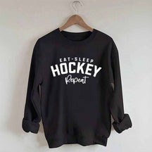 Eat Sleep Hockey Repeat Sweatshirt