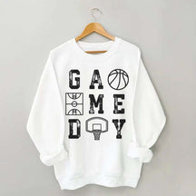 Retro Basketball Mom Game Day Sweatshirt