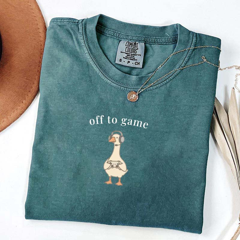 Off To Game Goose Mothers T-Shirt