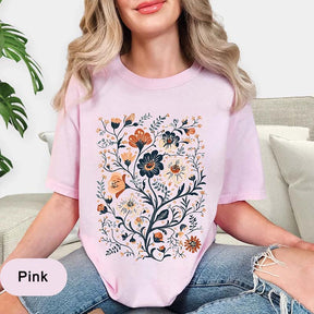 Wild Flower Aesthetic Floral Graphic T-Shirt