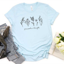 Grow Positive Thoughts Kindness Plant T-Shirt