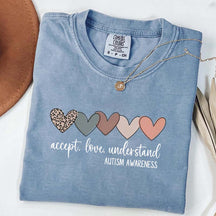 Accept Love Understand Autism Acceptance T-Shirt