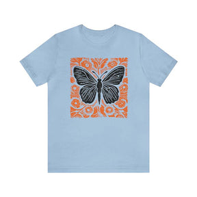 Folk art butterfly Botanical T-Shirt