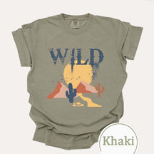 Wild Desert Mountain Western Style T-Shirt