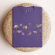 Comfort Colors Floral Possum T-Shirt