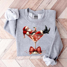Santa's Hot Mess Martini Sweatshirt