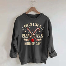 Hockey Penalty Box Christmas Sweatshirt